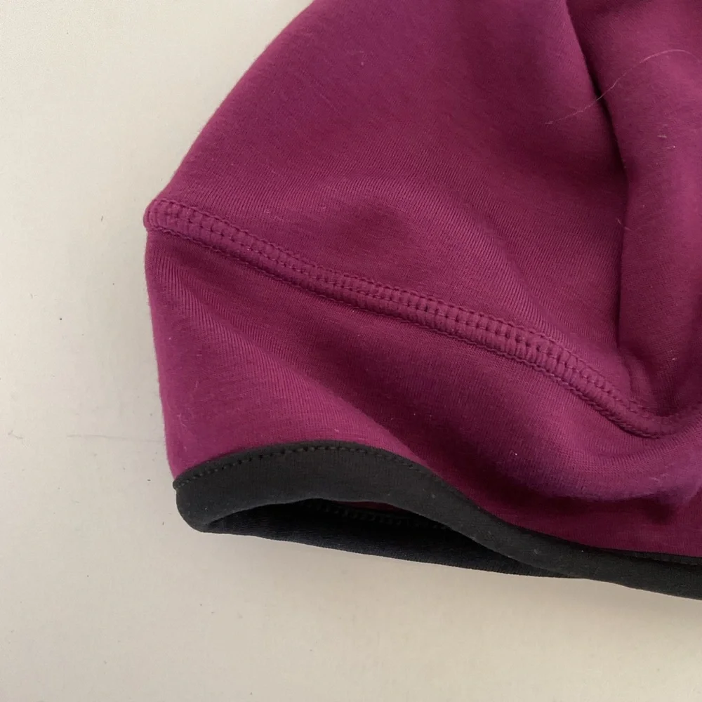 C9 Champion Women's Jersey Velour Beanie Burgundy Winter NWT